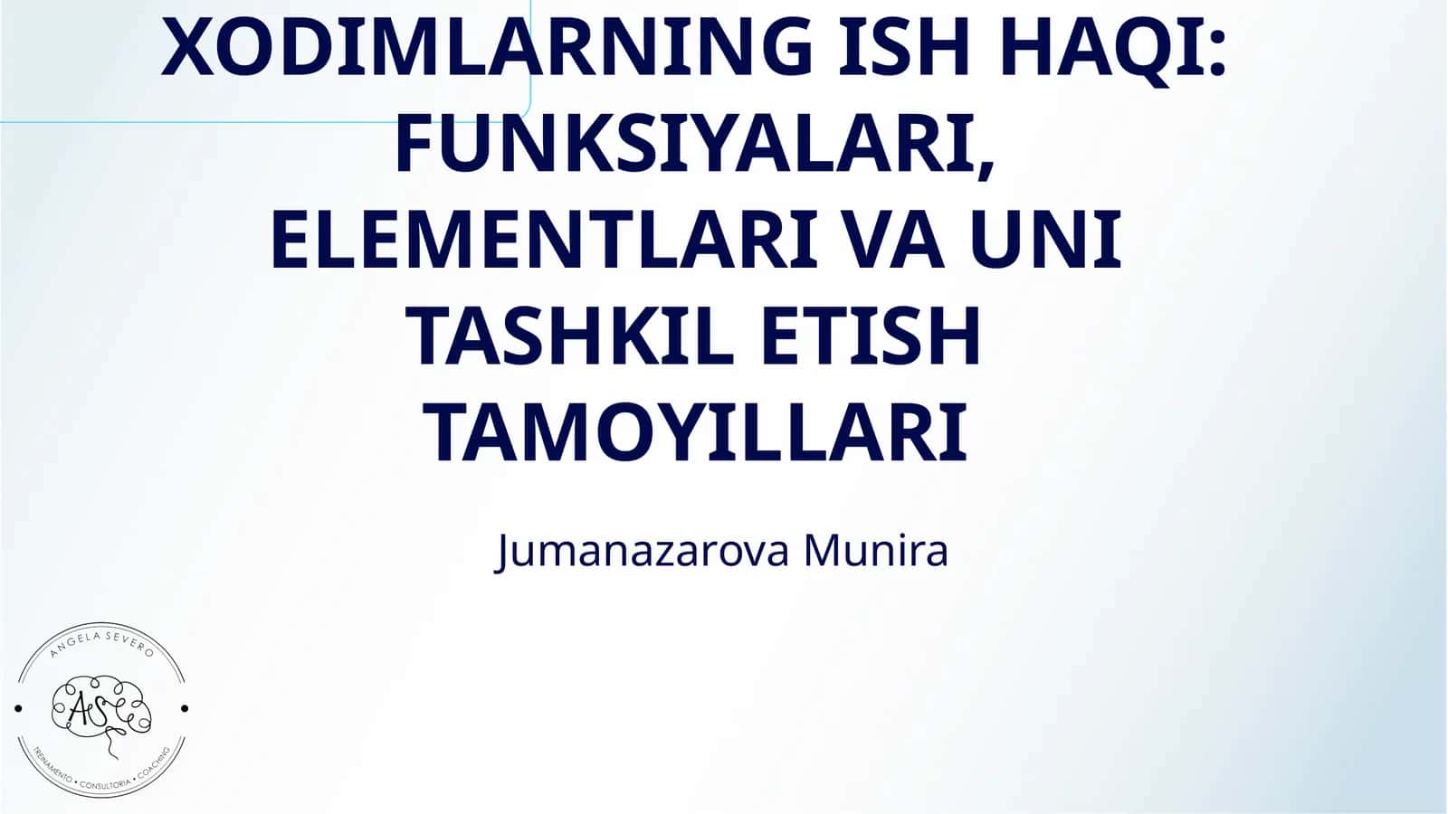 BOZOR IQTISODIYOTI SHAROITIDA XODIMLARNING ISH HAQI: FUNKSIYALARI, ELEMENTLARI VA UNI TASHKIL ETISH TAMOYILLARI
