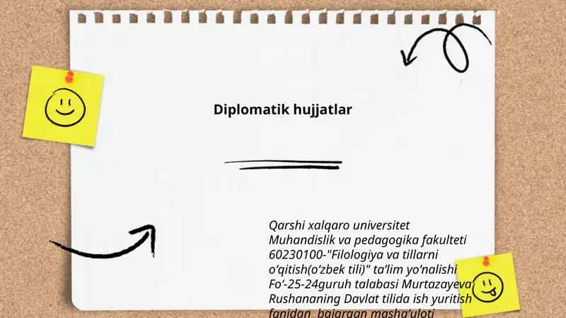Diplomatik hujjatlar