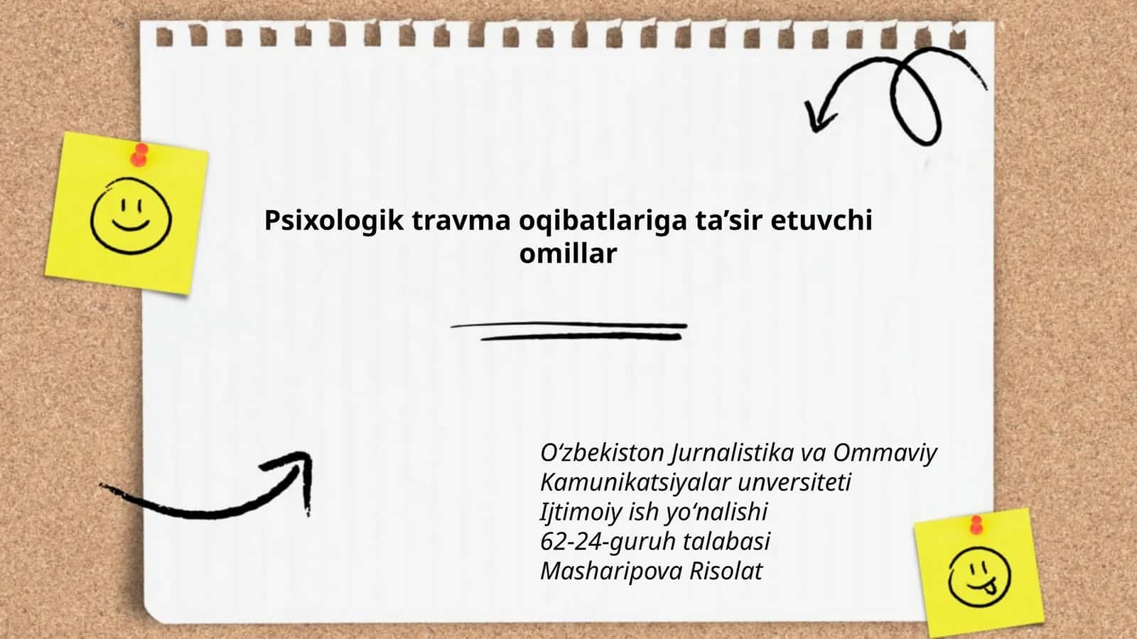 Psixologik travma oqibatlariga ta’sir etuvchi omillar