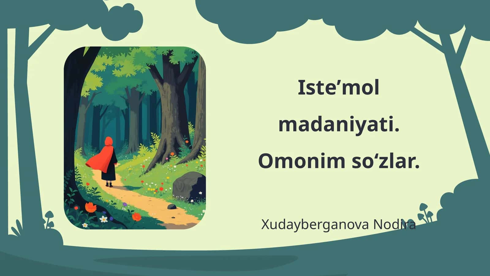 Isteʼmol madaniyati. Omonim soʻzlar
