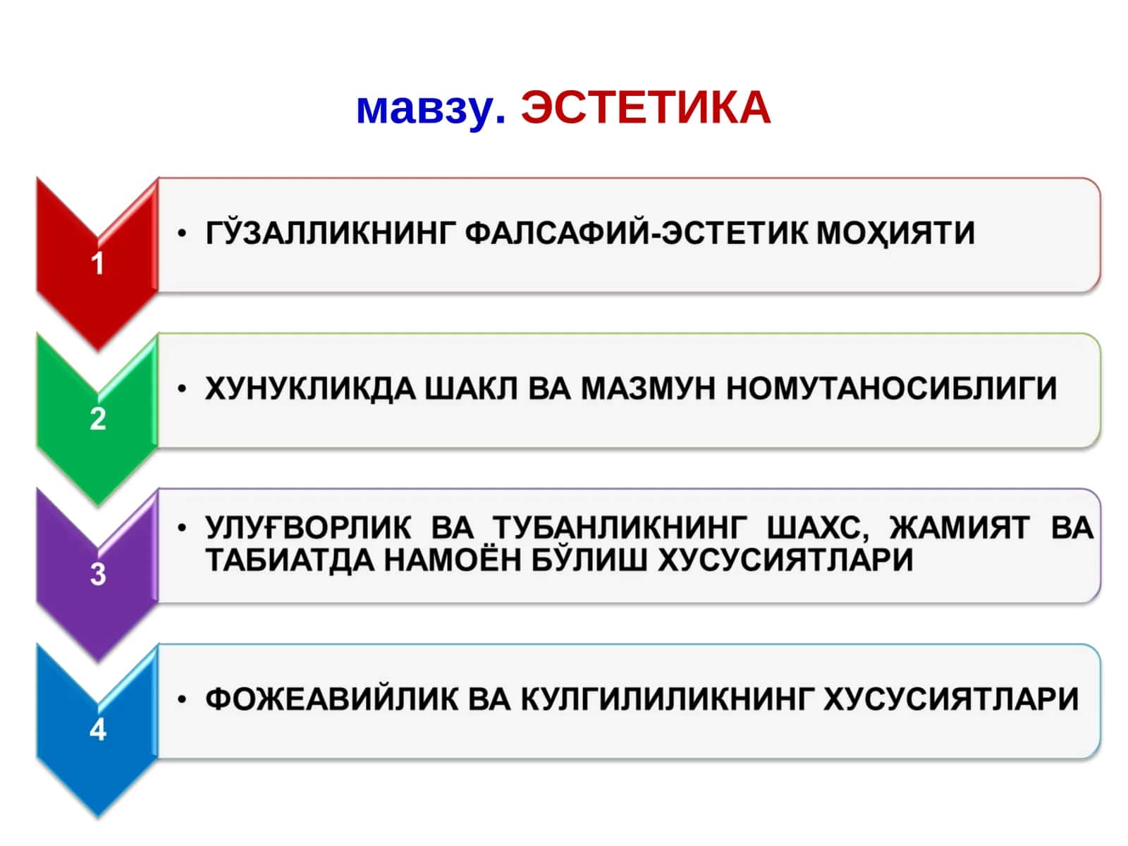 ЭСТЕТИКА
