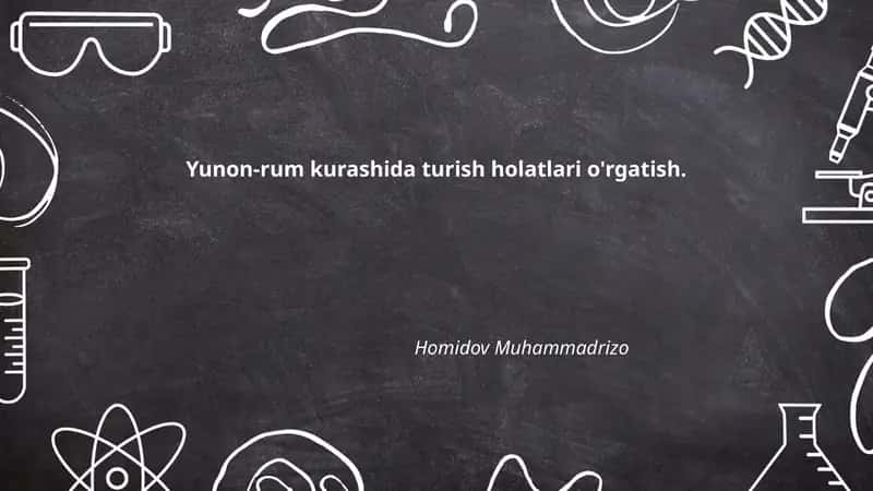 Yunon-rum kurashida turish holatlari o'rgatish