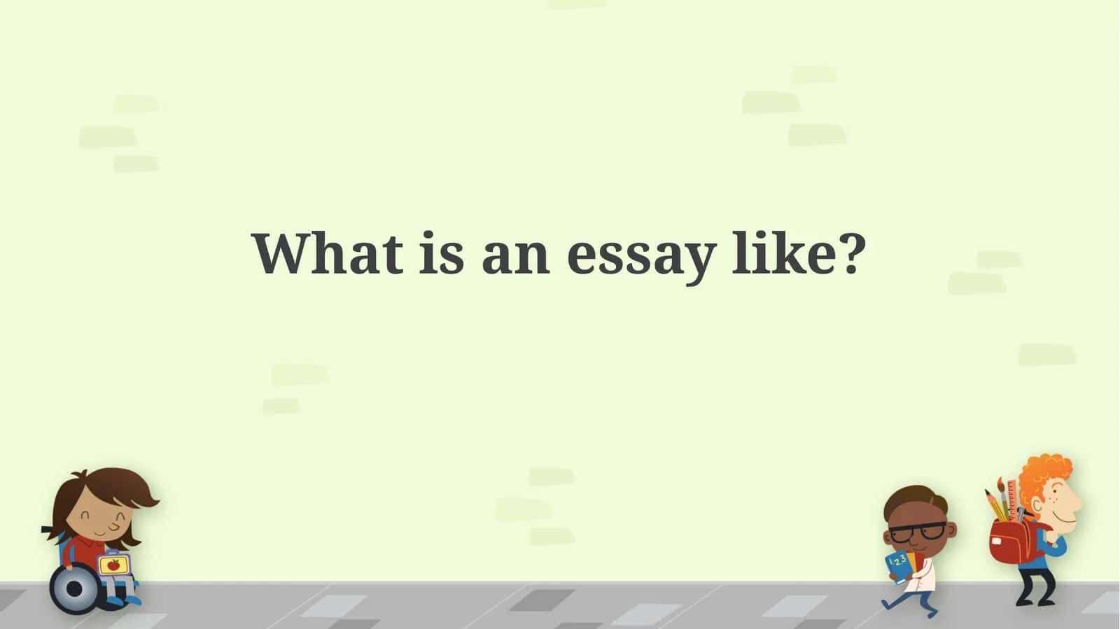 Defining the Essay: Core Elements