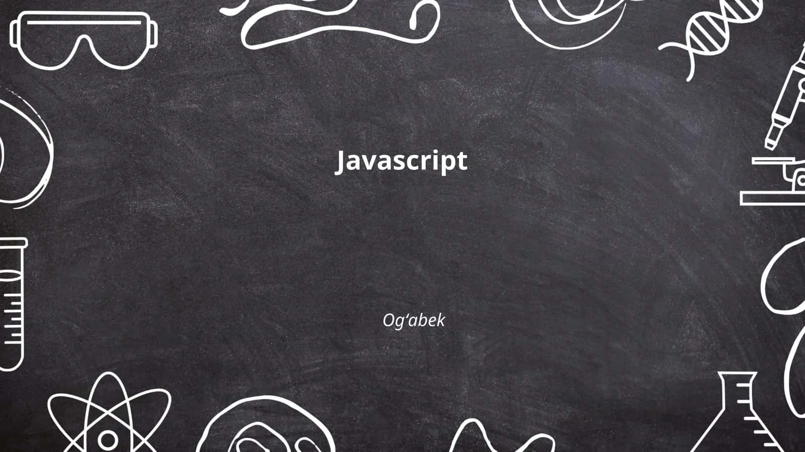 JavaScript asoslari