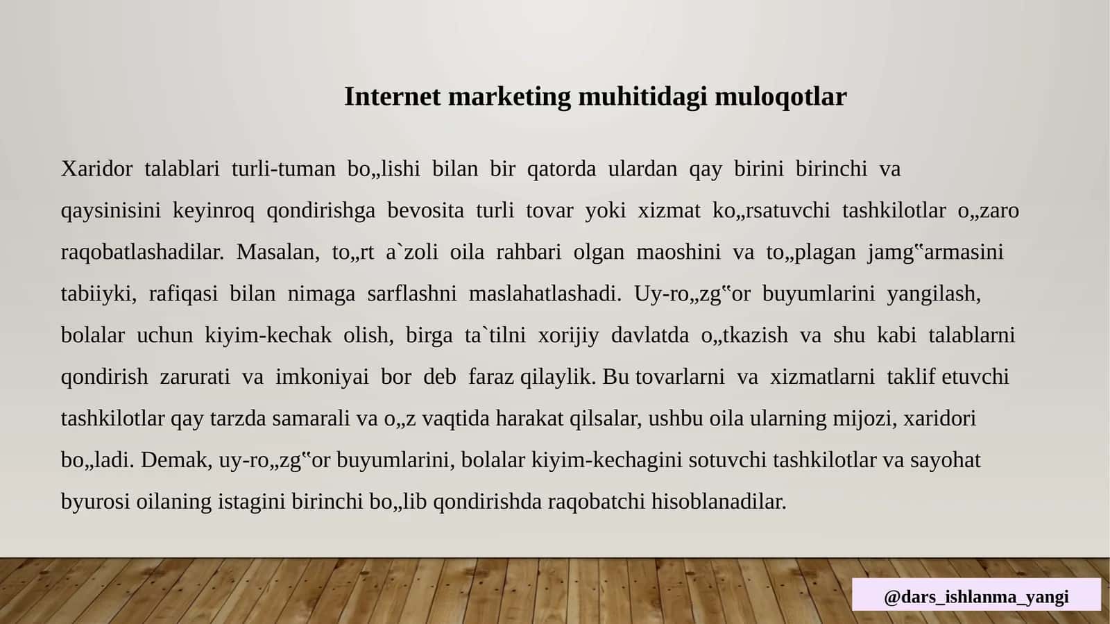 Ta`lim olgan yil kitobi