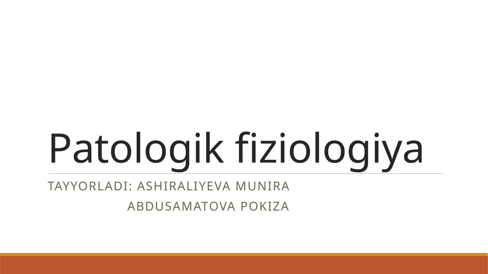 buyrak usti bezi patofiziologiyasiga