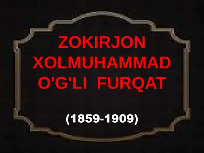Zokirjon Xolmuhammad O'g'li Furqat