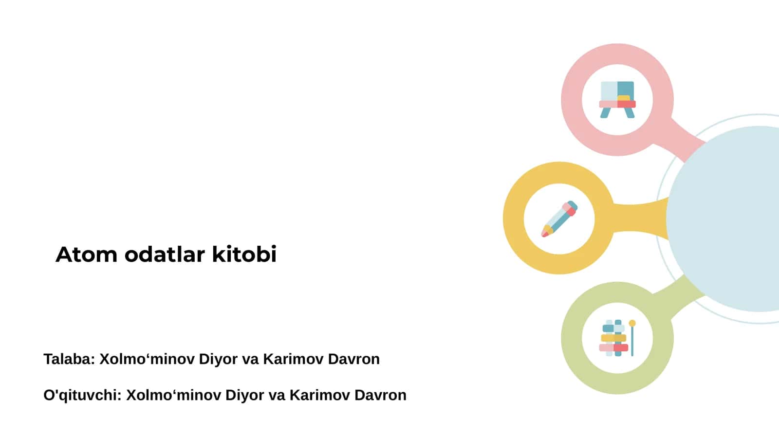 Atom Odatlar kitobi