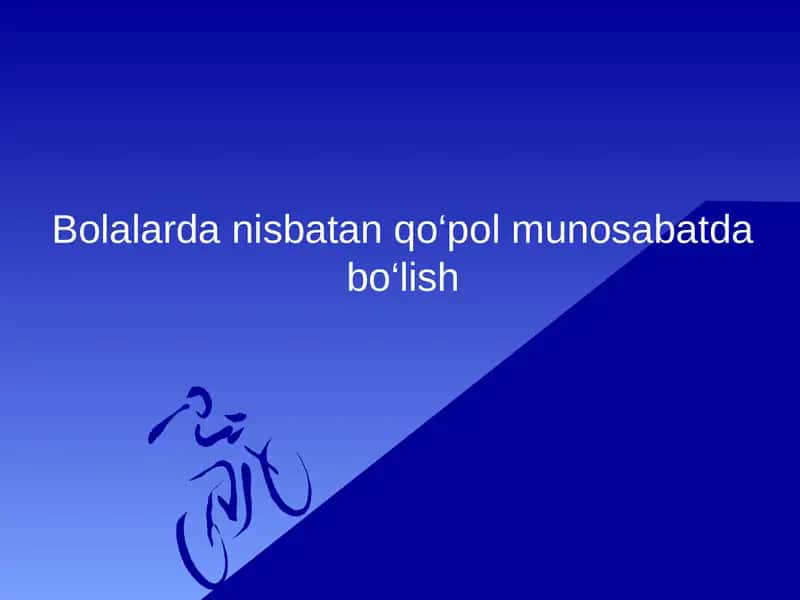 Bolalarga nisbatan qo‘pol munosabatda bo‘lish