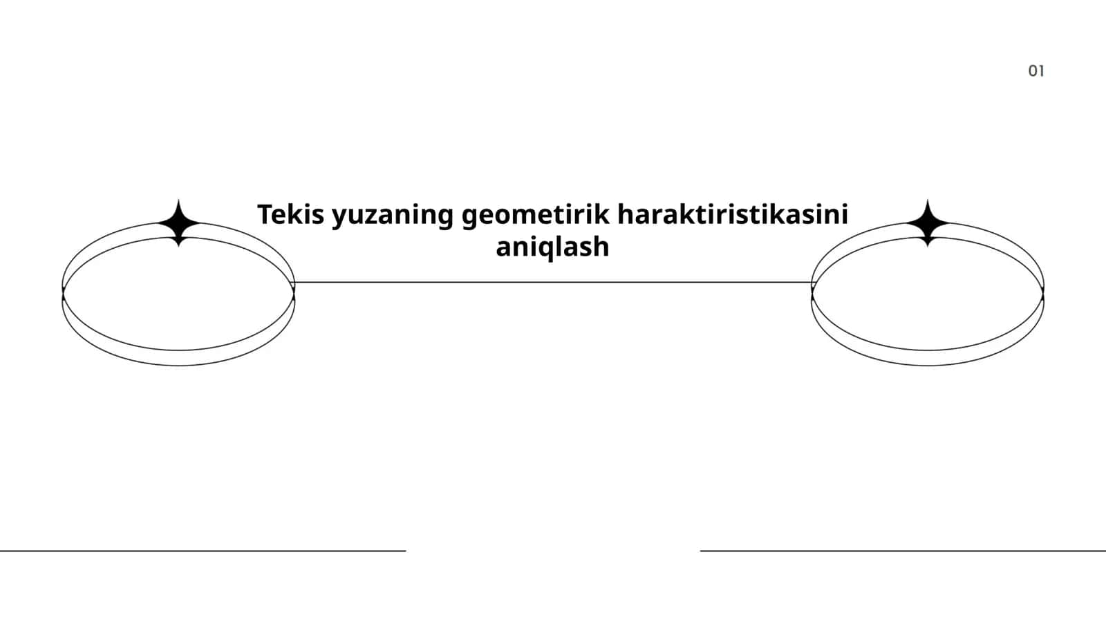 To'g'ri yuzaning geometirik xususiyatlari