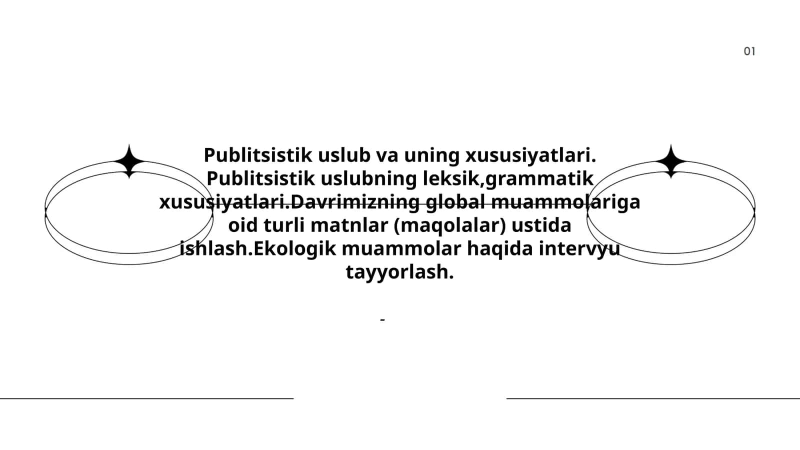 Publitsistik uslub va uning xususiyatlari