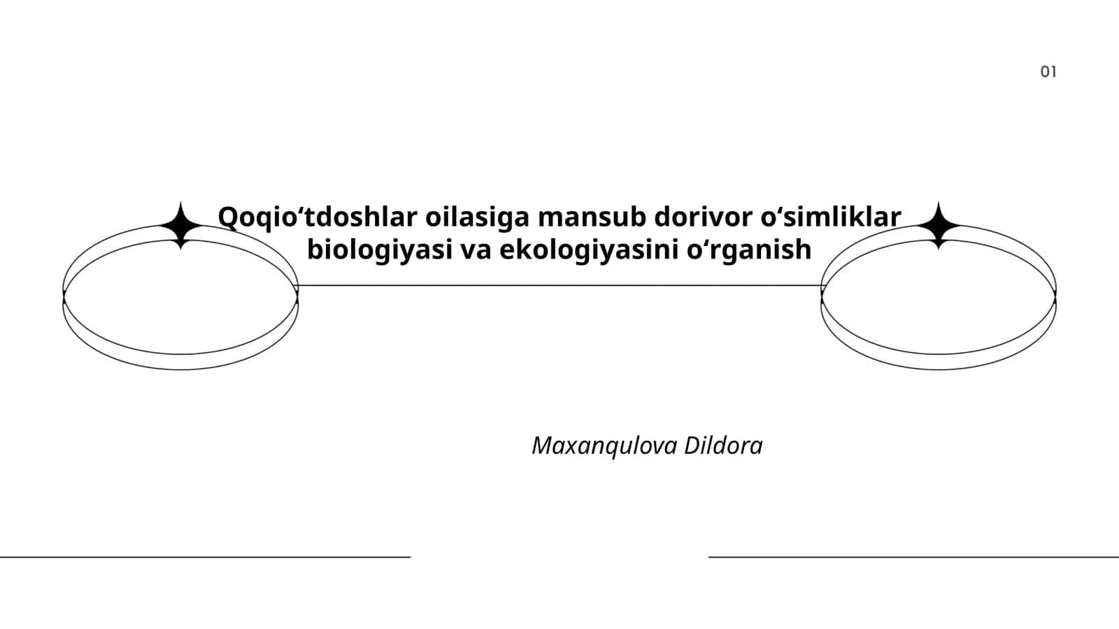 Dorivor oʻsimliklar biologiyasi va ekologiyasi