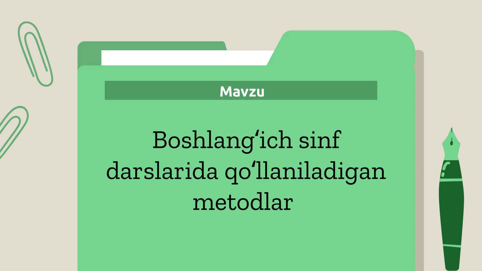 Interaktiv metodlar va texnologiyalar