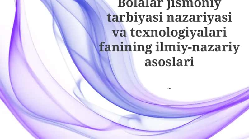 Bolalar biomexanikasi va motor nazorati