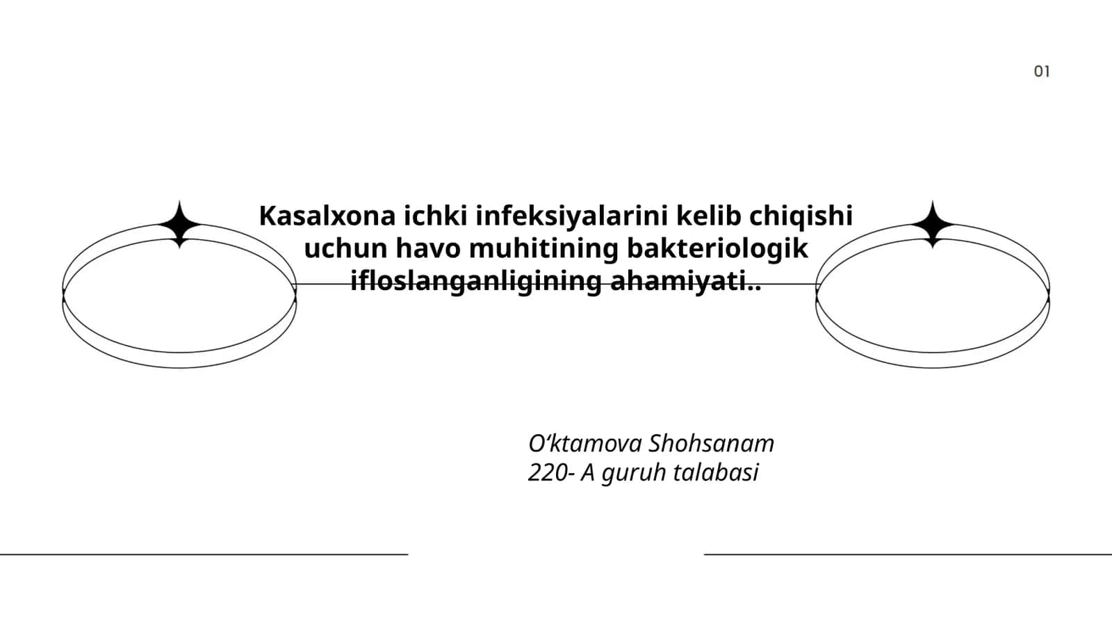 Kasalxonalarda ichki infeksiyalarning tarqalish sabablari