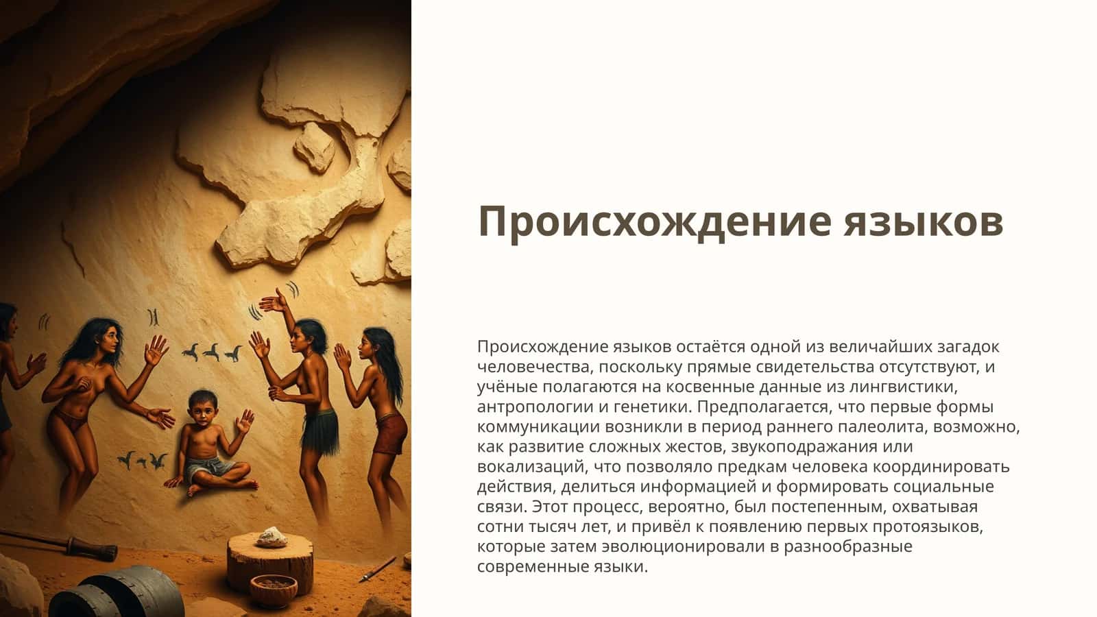 Происхождение языков