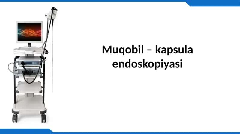 Muqobil – kapsula endoskopiyasi