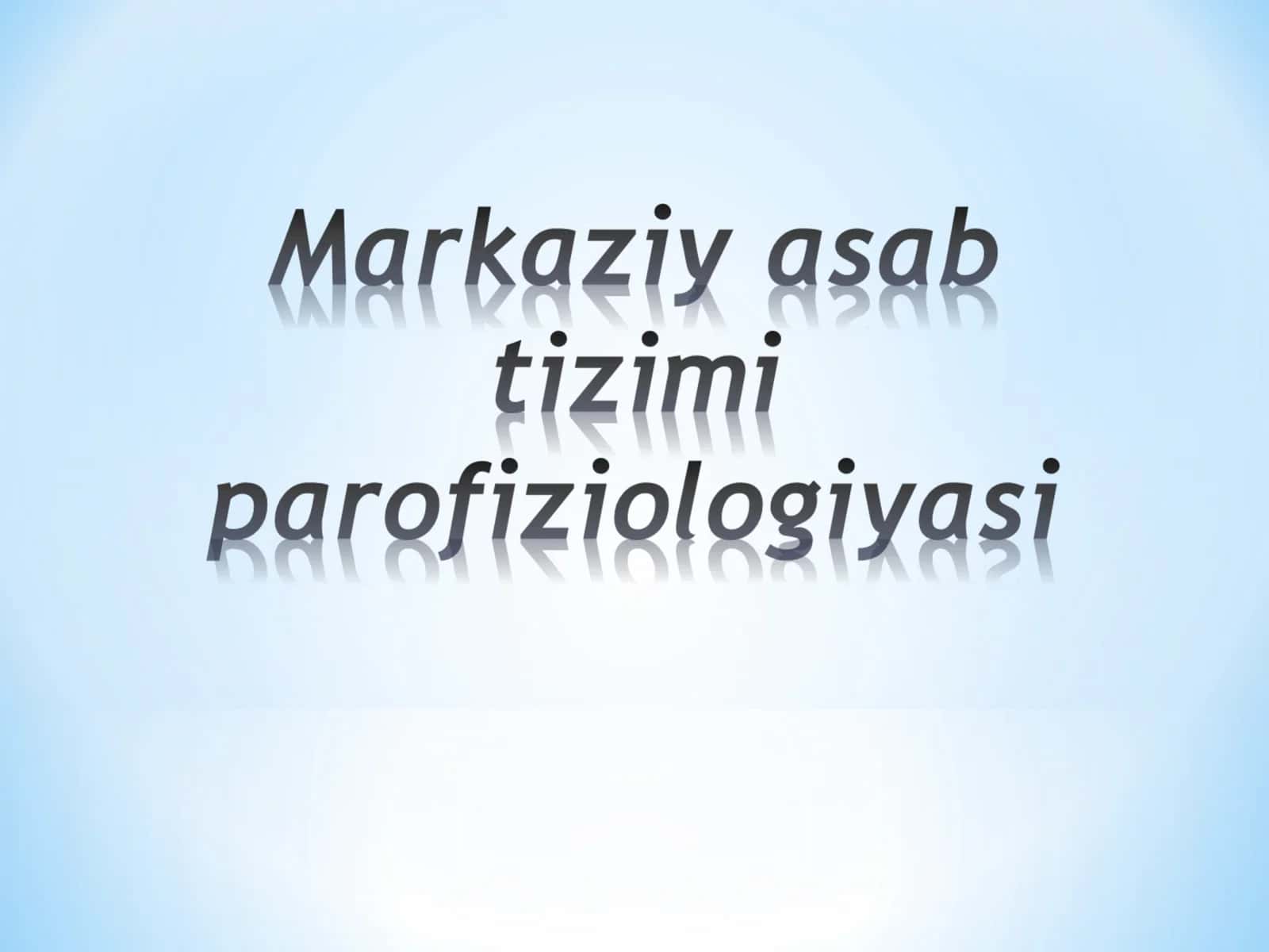 Asab tizimi (NS)