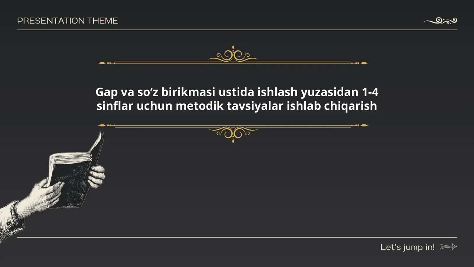 Gap va soʻz birikmasi ustida ishlash yuzasidan 1-4 sinflar uchun metodik tavsiyalar ishlab chiqarish