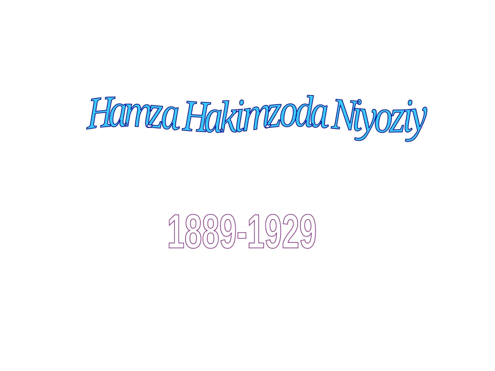 Hamza Hakimzoda Niyoziy