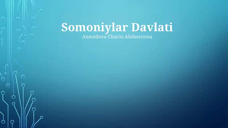 Somoniylar Davlati