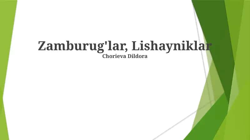 Zambaraklar va likenlar