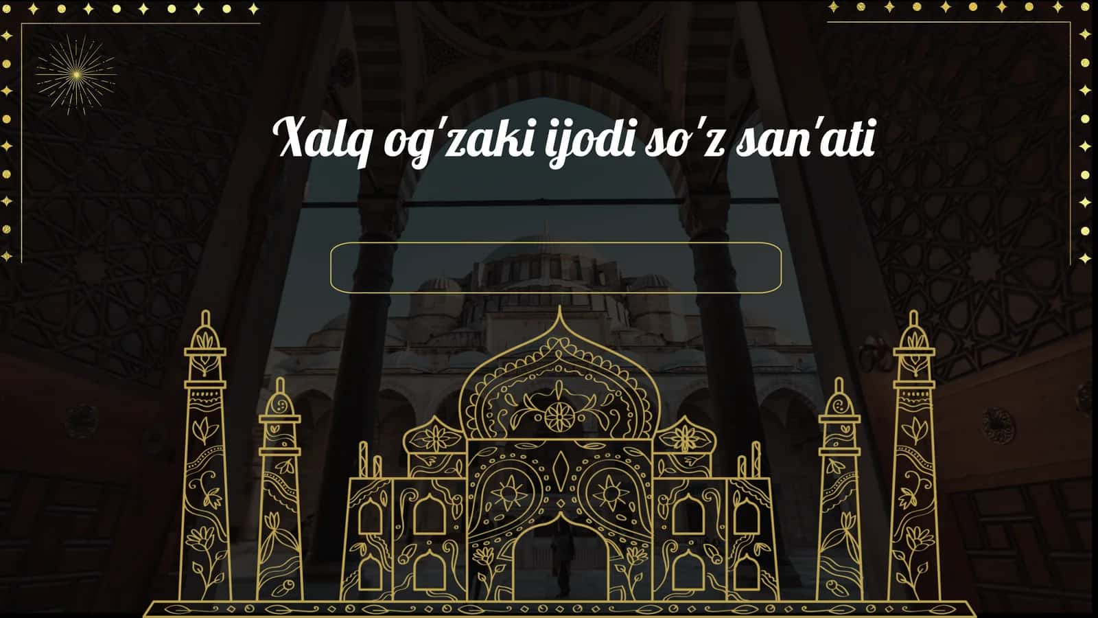 Xalq og'zaki ijodi so'z san'ati