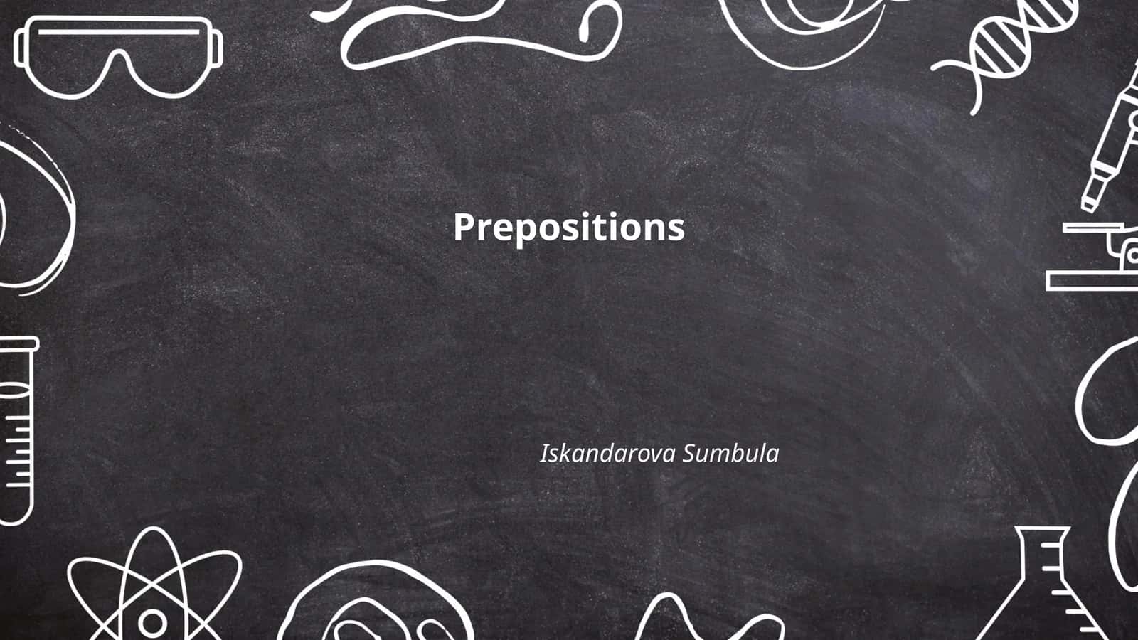 Prepositions