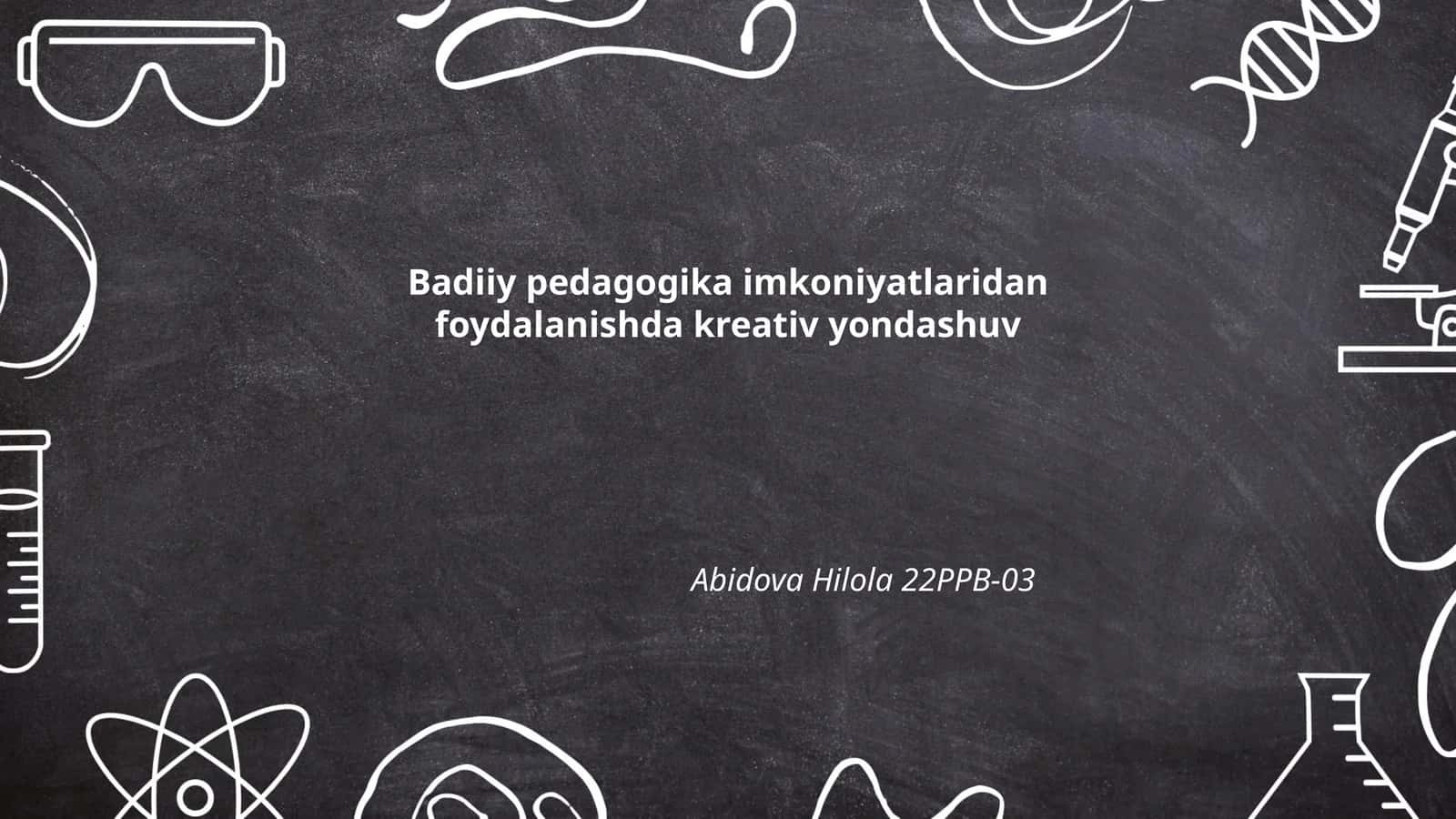 Kreativ yondashuvning nazariy asoslari