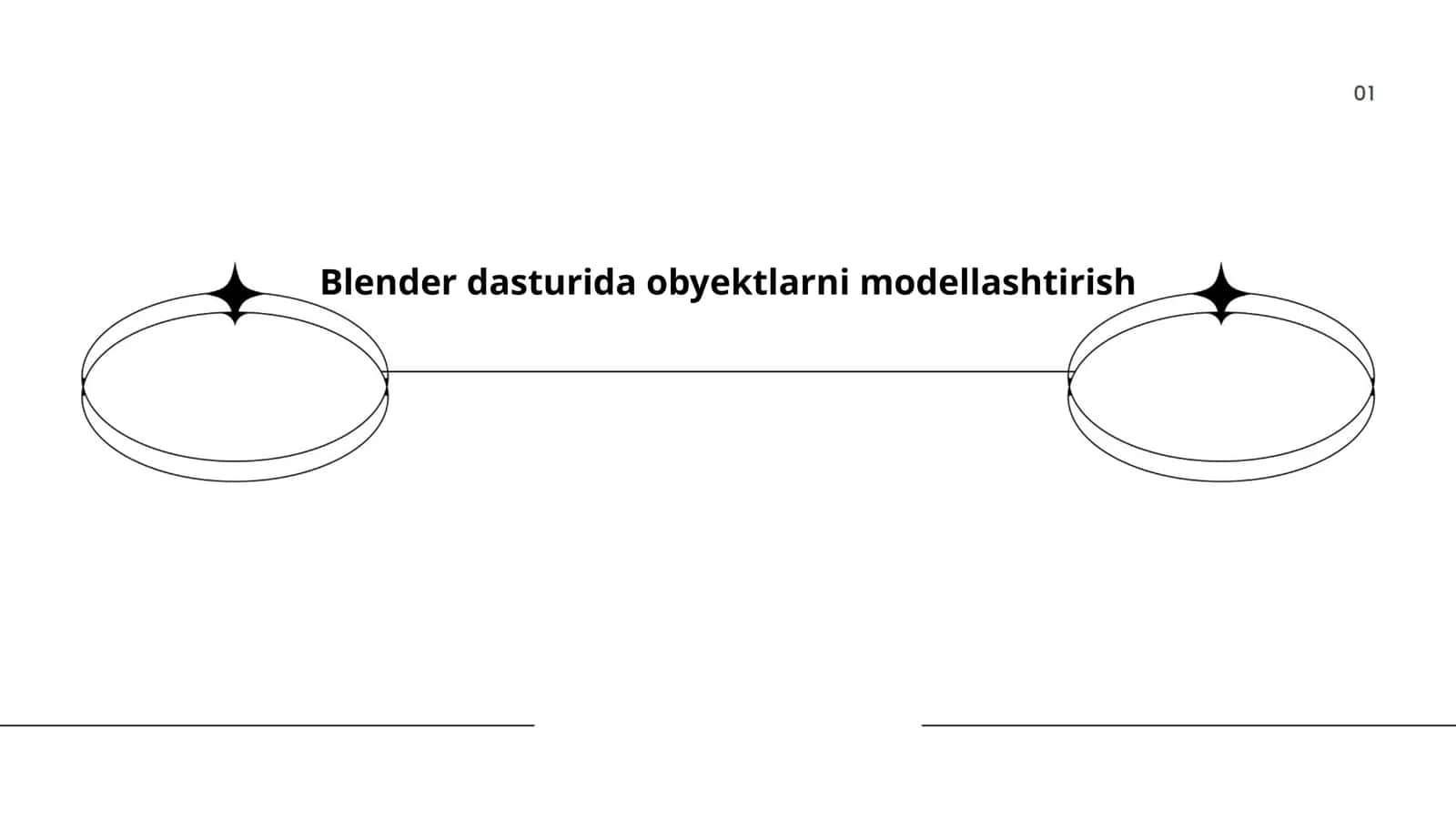 Blender dasturida obyektlarni modellashtirish