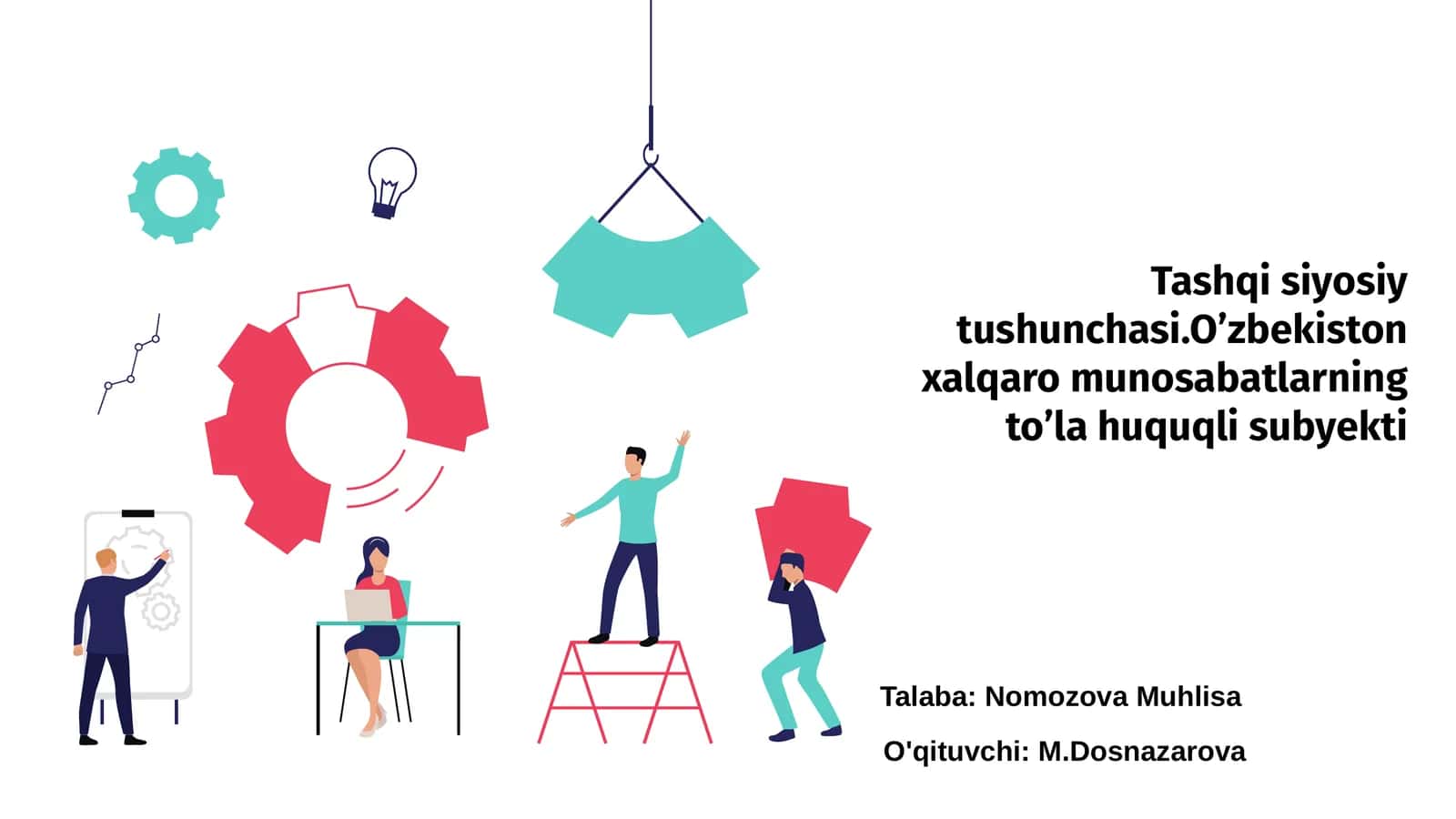 Tashqi siyosiy tushunchasi.Oʼzbekiston xalqaro munosabatlarning toʼla huquqli subyekti