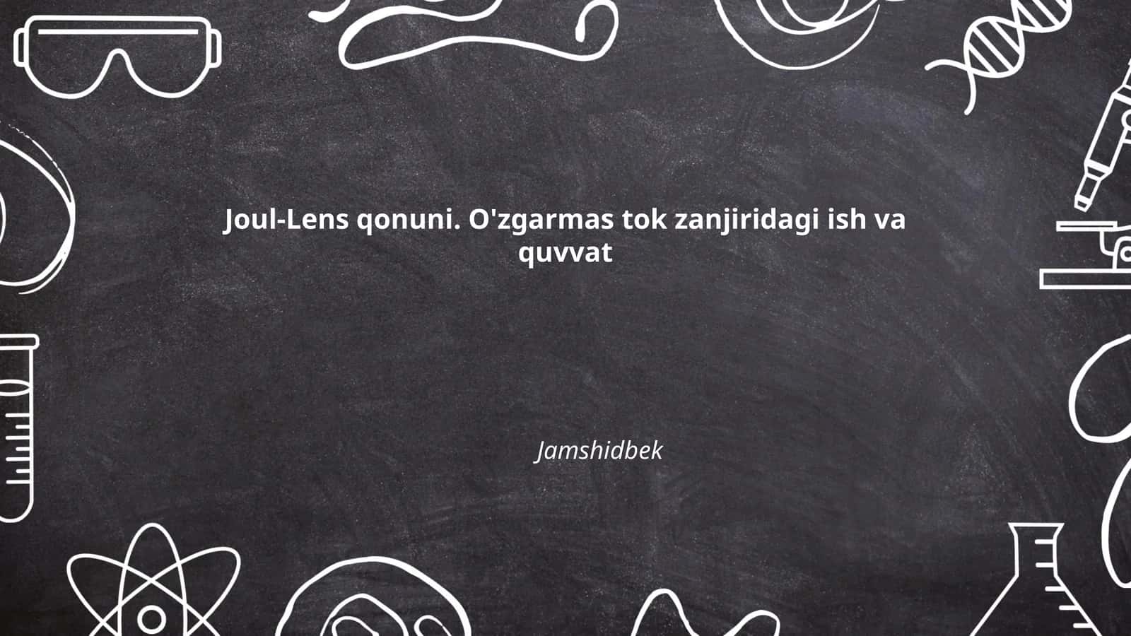 Joul-Lens qonuni