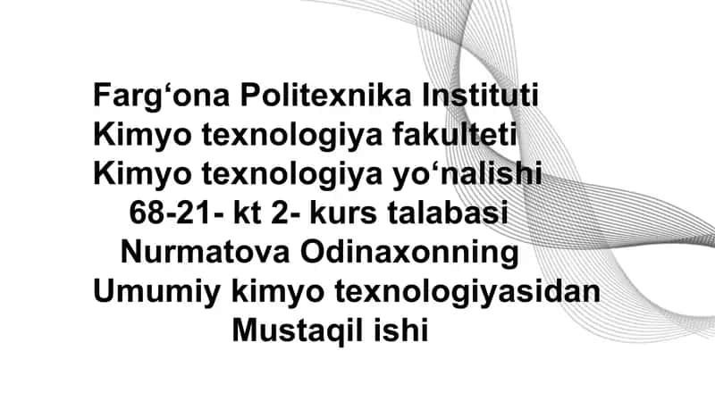 Karbamid islabchiqarish texnologik sxemasi