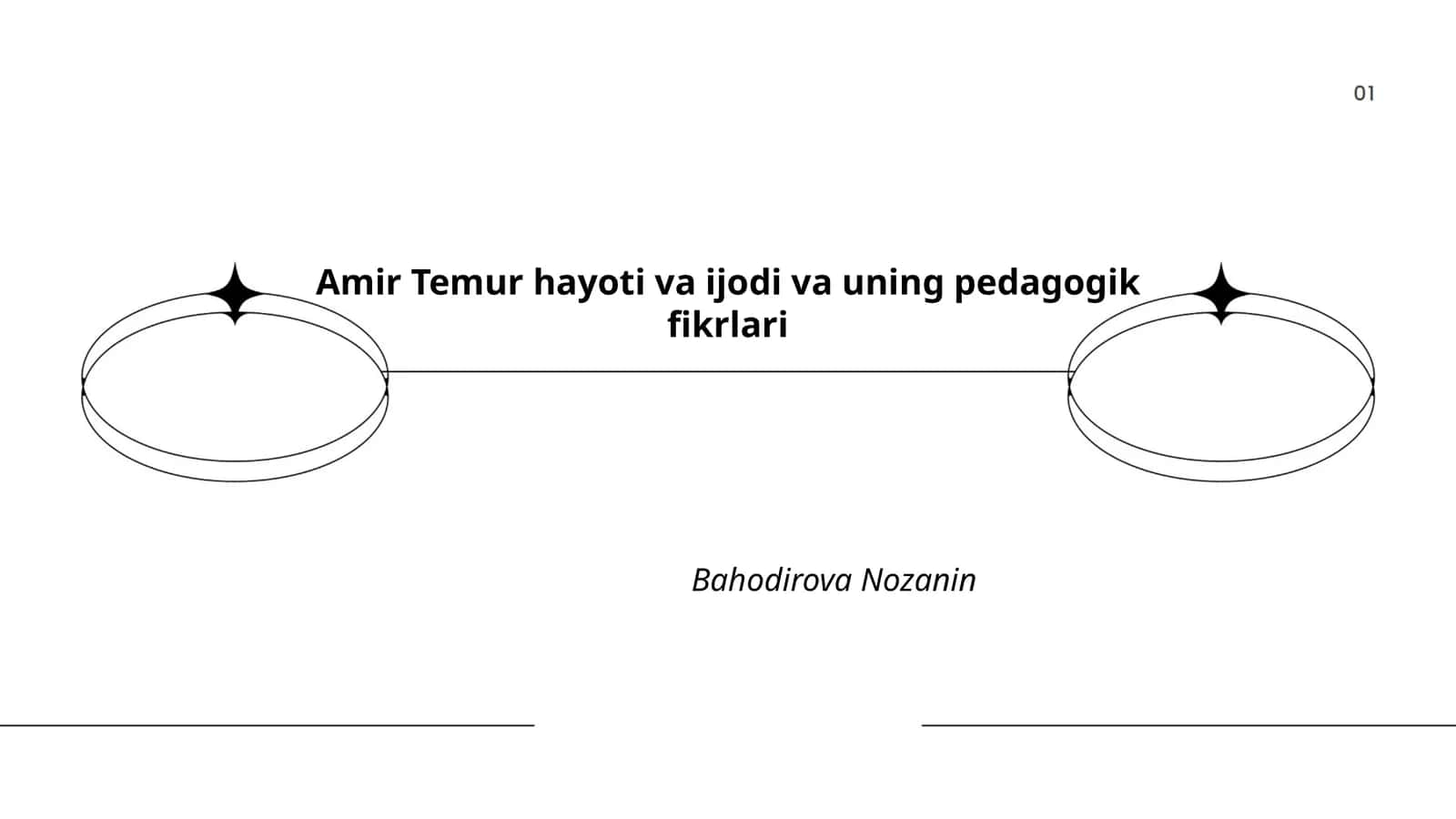 Amir Temur hayoti va ijodi va uning pedagogik fikrlari