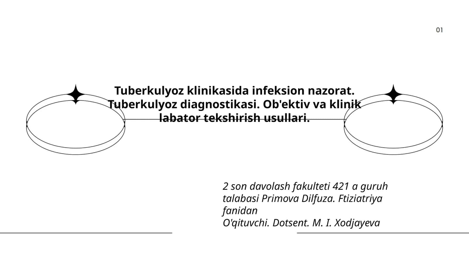 Tuberkulyozning klinikasi bilan bog'liq infektsion nazorat