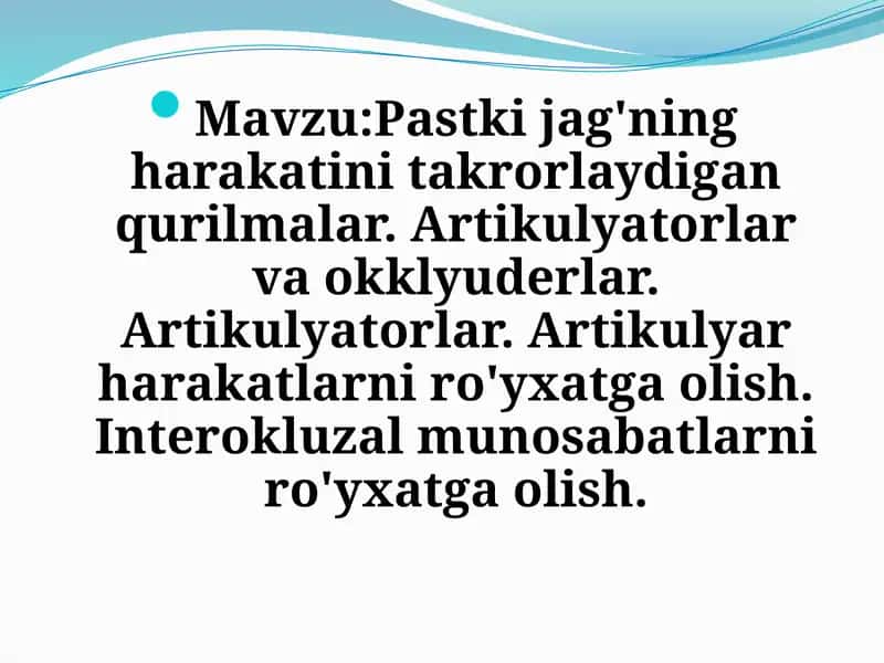 Artikulyatorlar