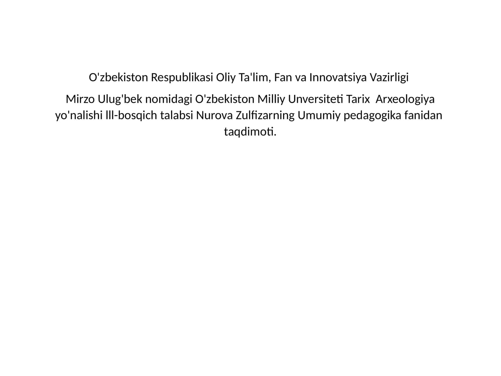 Rivojlangan davlatlarda ta'lim tizimi