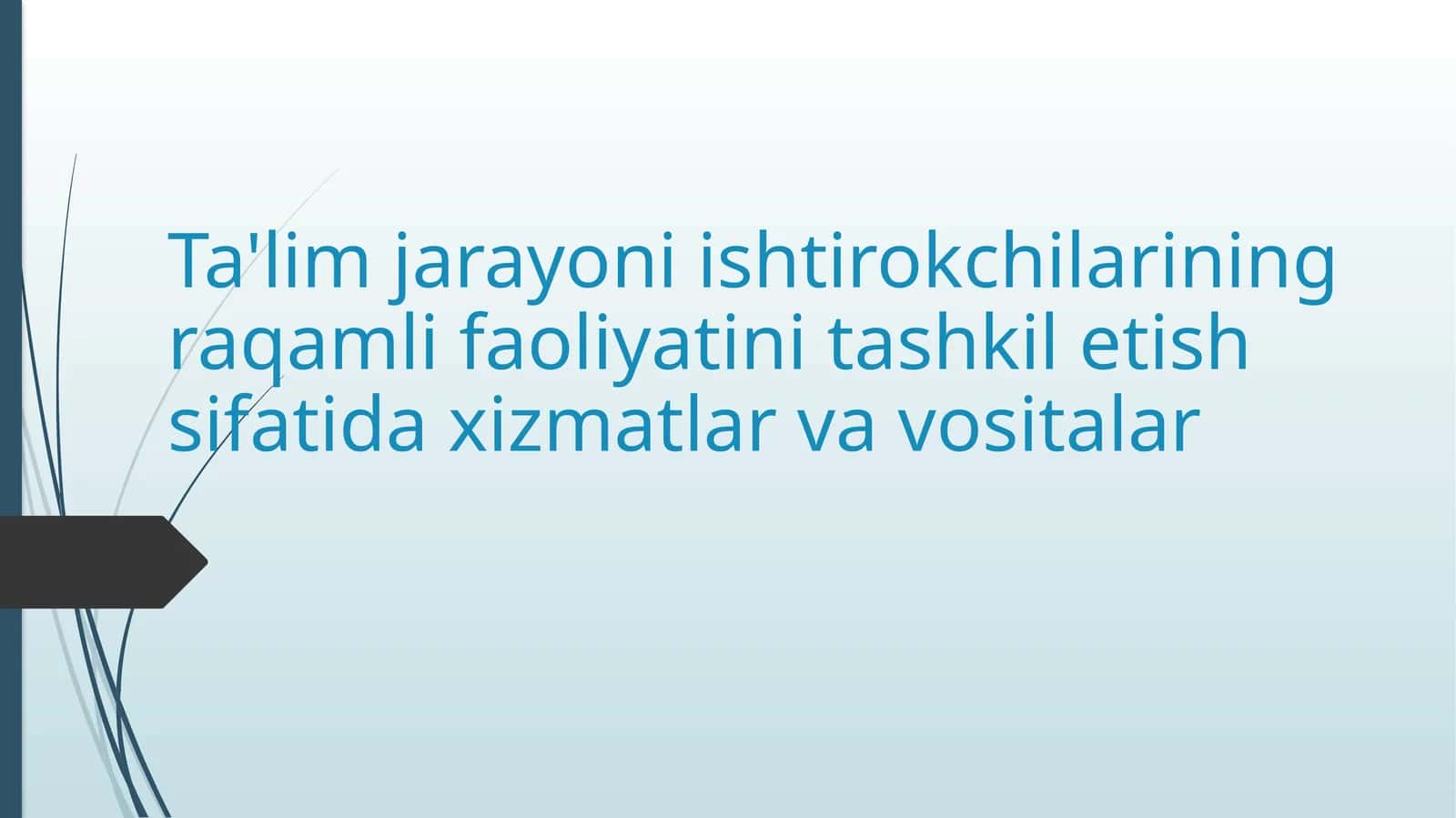 Moodle o'quv platformasi