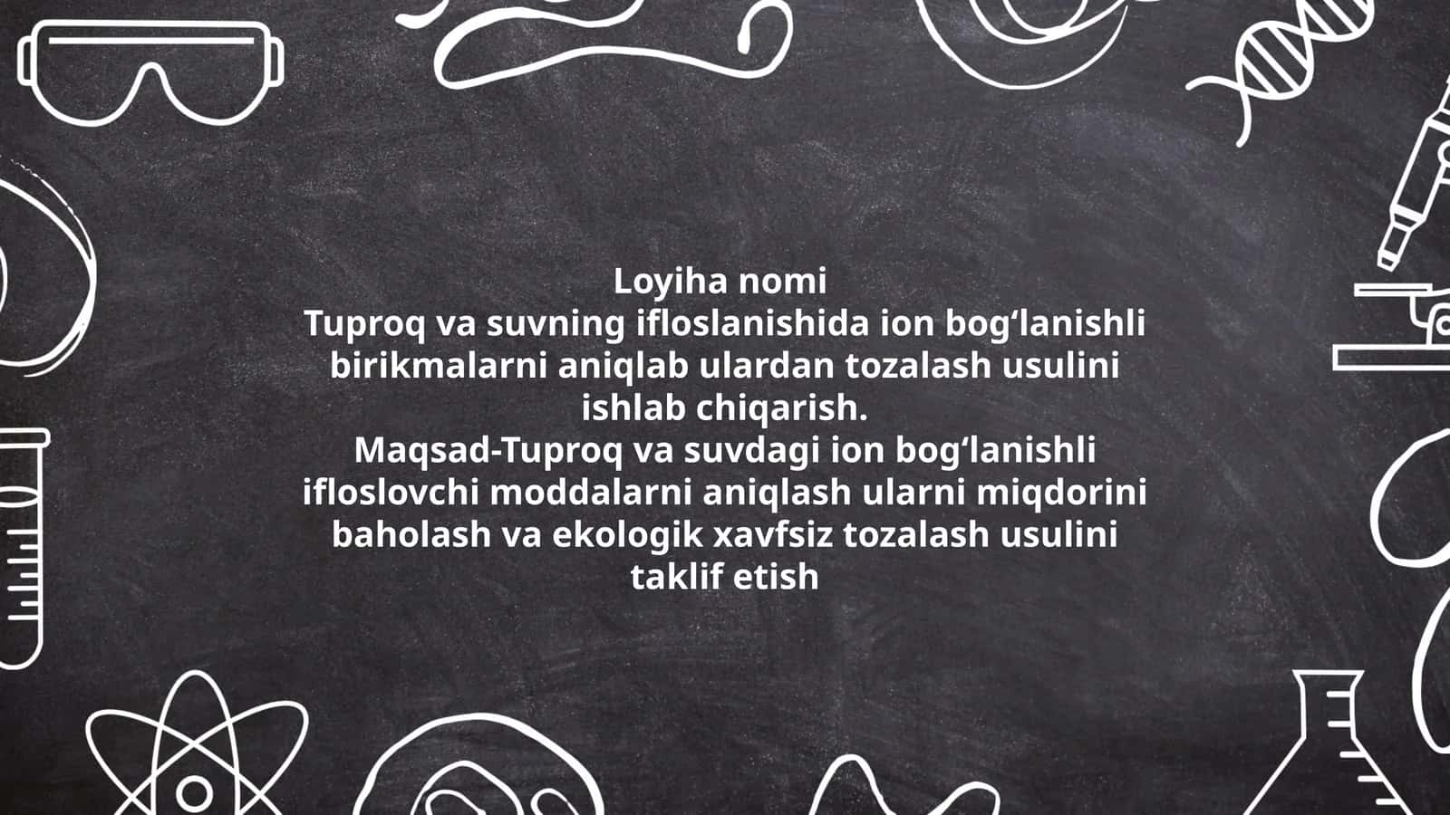 Turpoq va Suvdagi Ion Bog'lanishli Birikmalar