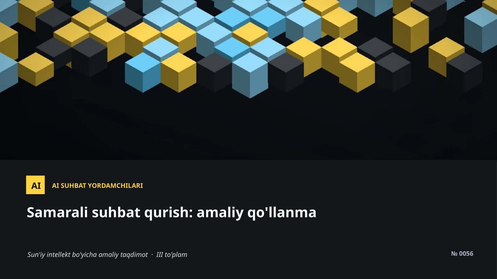AI SUHBAT YORDAMCHILARI