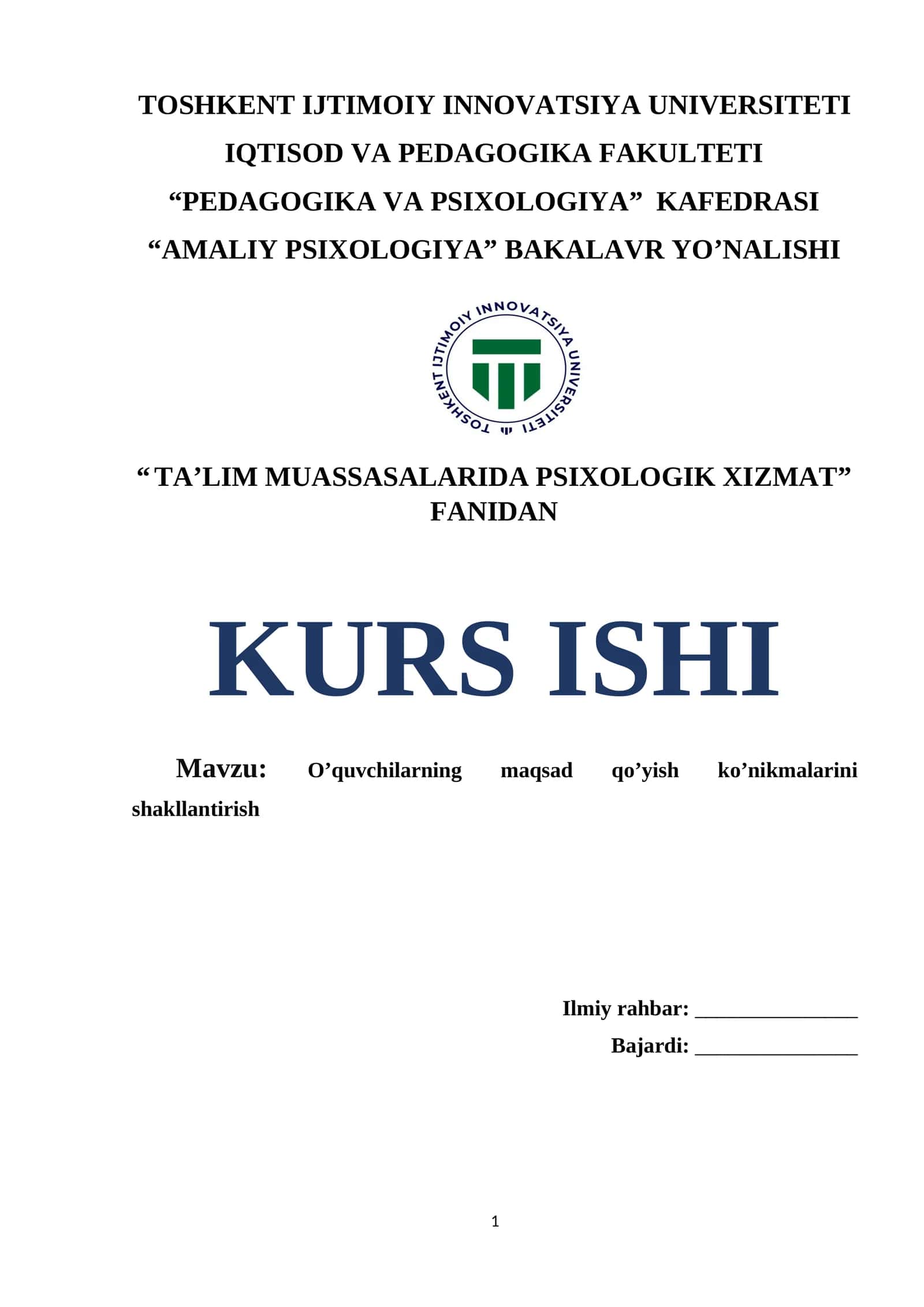 Maktabdagi konflikt holatlarini psixologik tahlil qilish
