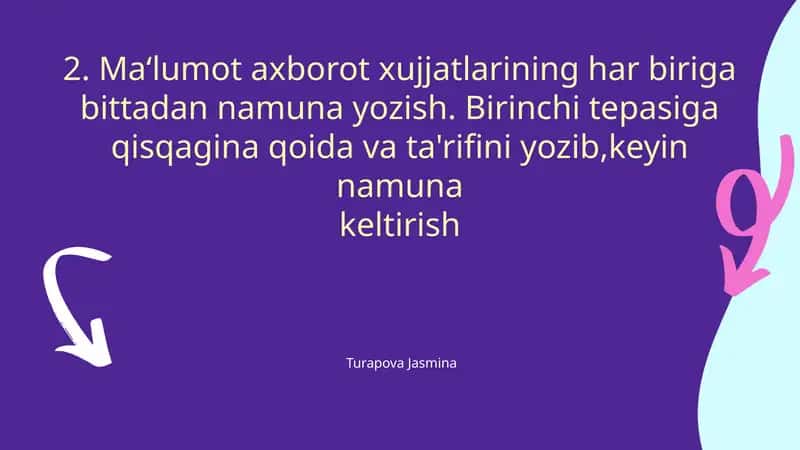 Ma‘lumot axborot xujjatlari