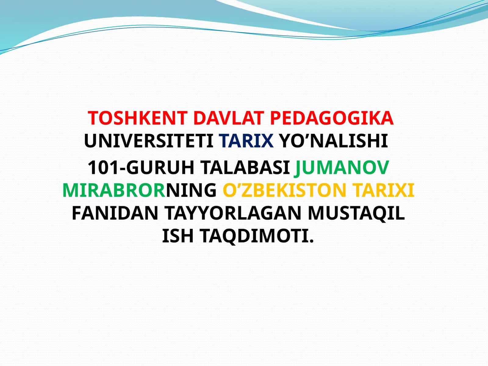 MO’G’ULLAR HUJUMI ARAFASIDA XORAZMSHOHLAR DAVLATIDAGI VAZIYAT