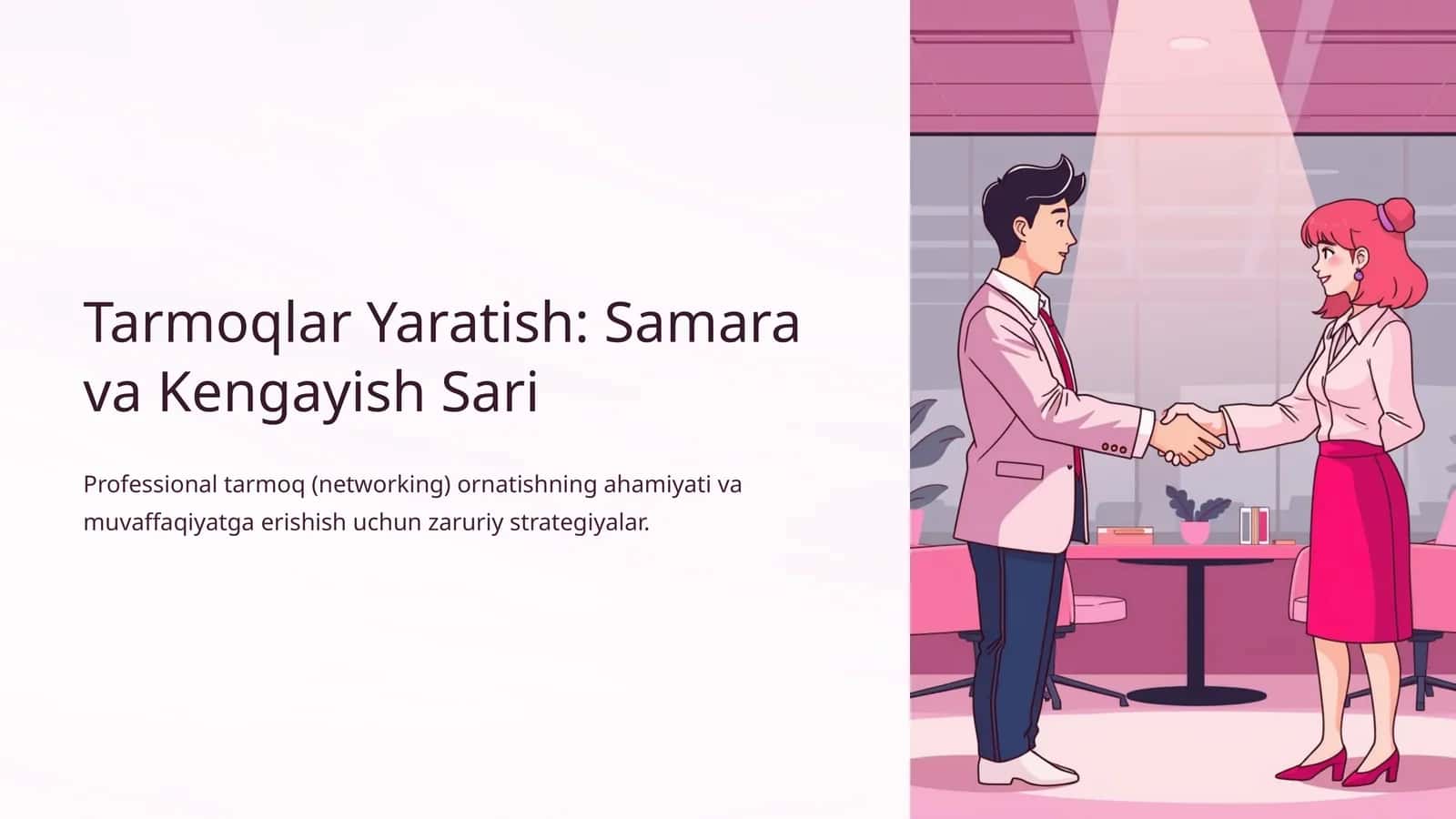 Tarmoqlar Yaratish: Samara va Kengayish Sari