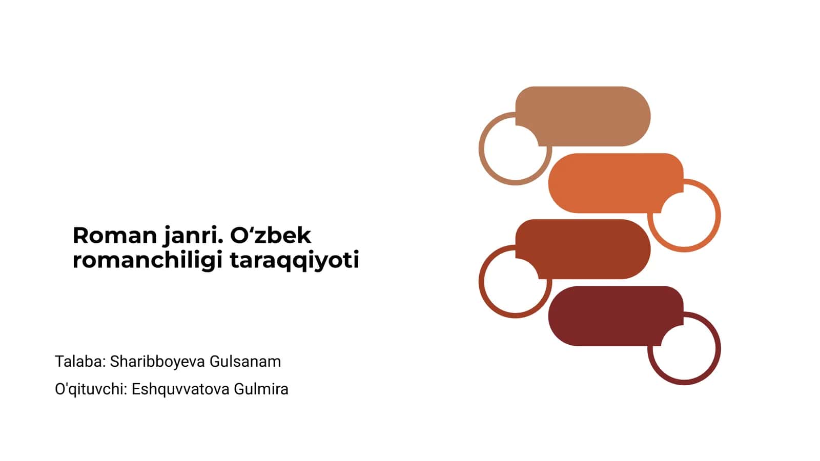Roman janri. Oʻzbek romanchiligi taraqqiyoti