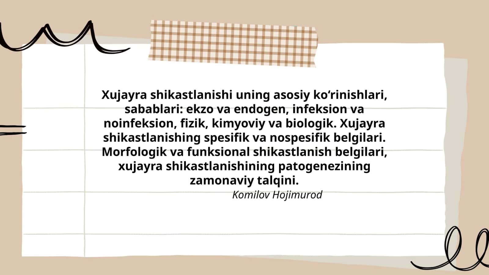 Xujayra shikastlanishi