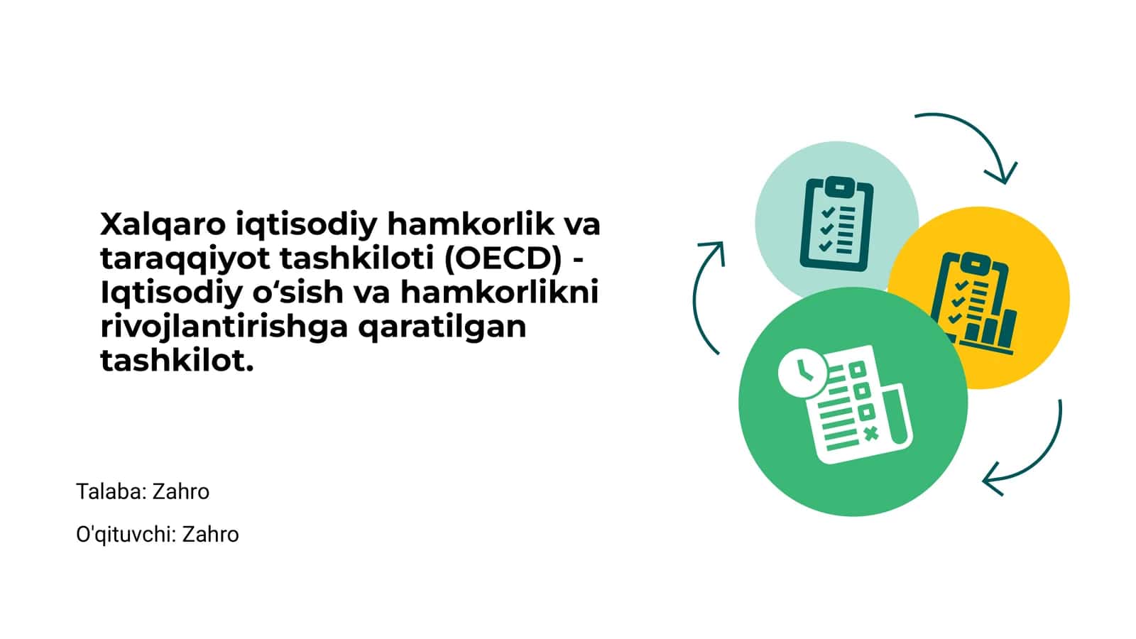 OECD: Tashkilot haqida umumiy ma'lumot