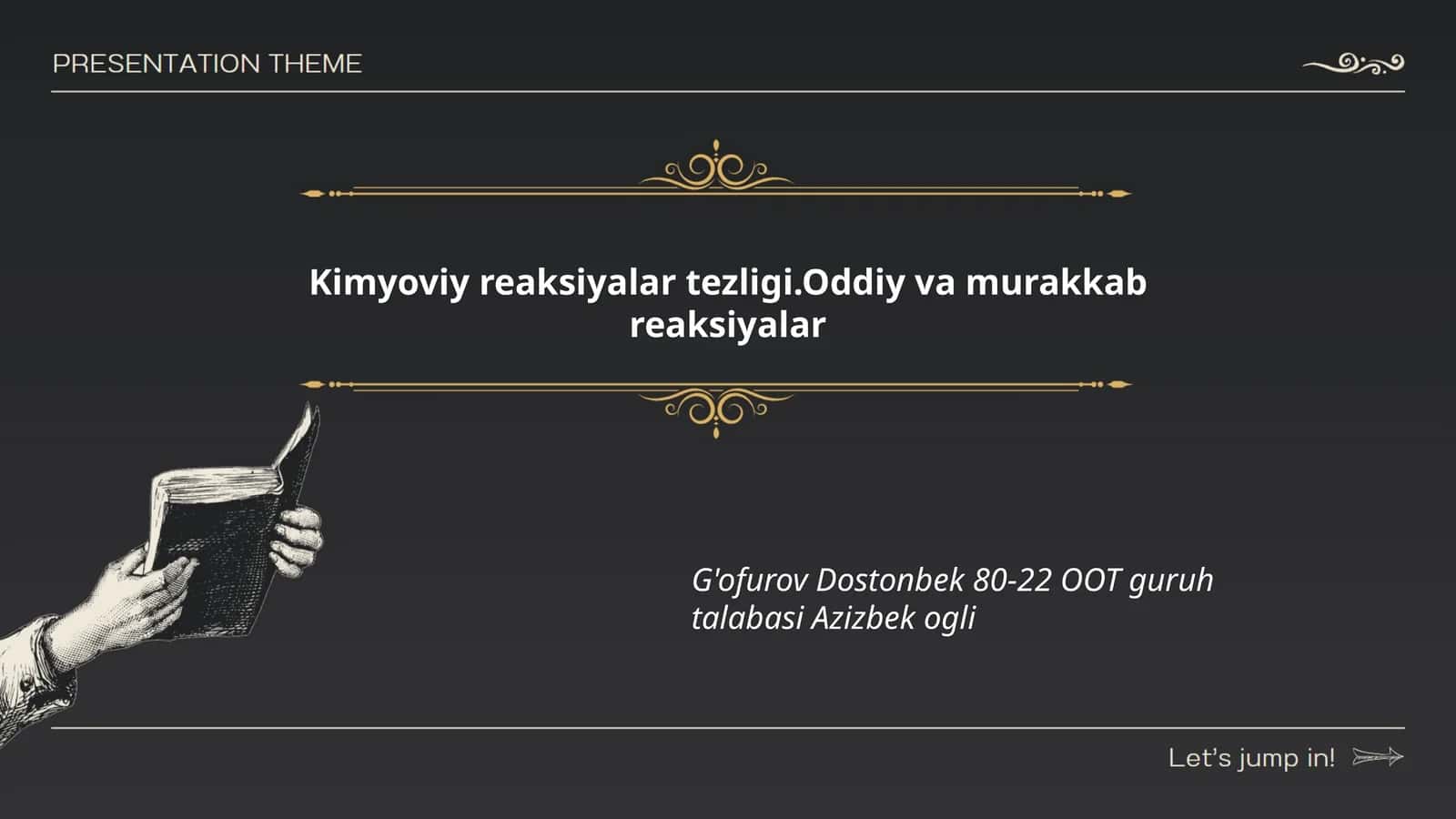 Kimyoviy reaksiyalar tezligi