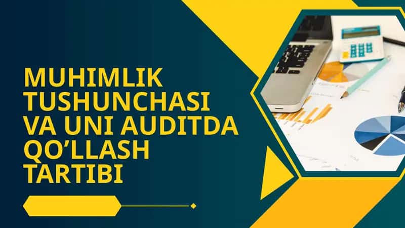 MUHIMLIK TUSHUNCHASI VA UNI AUDITDA QO’LLASH TARTIBI