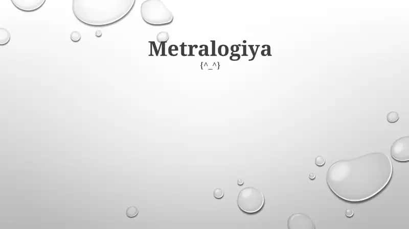 Metralogiya